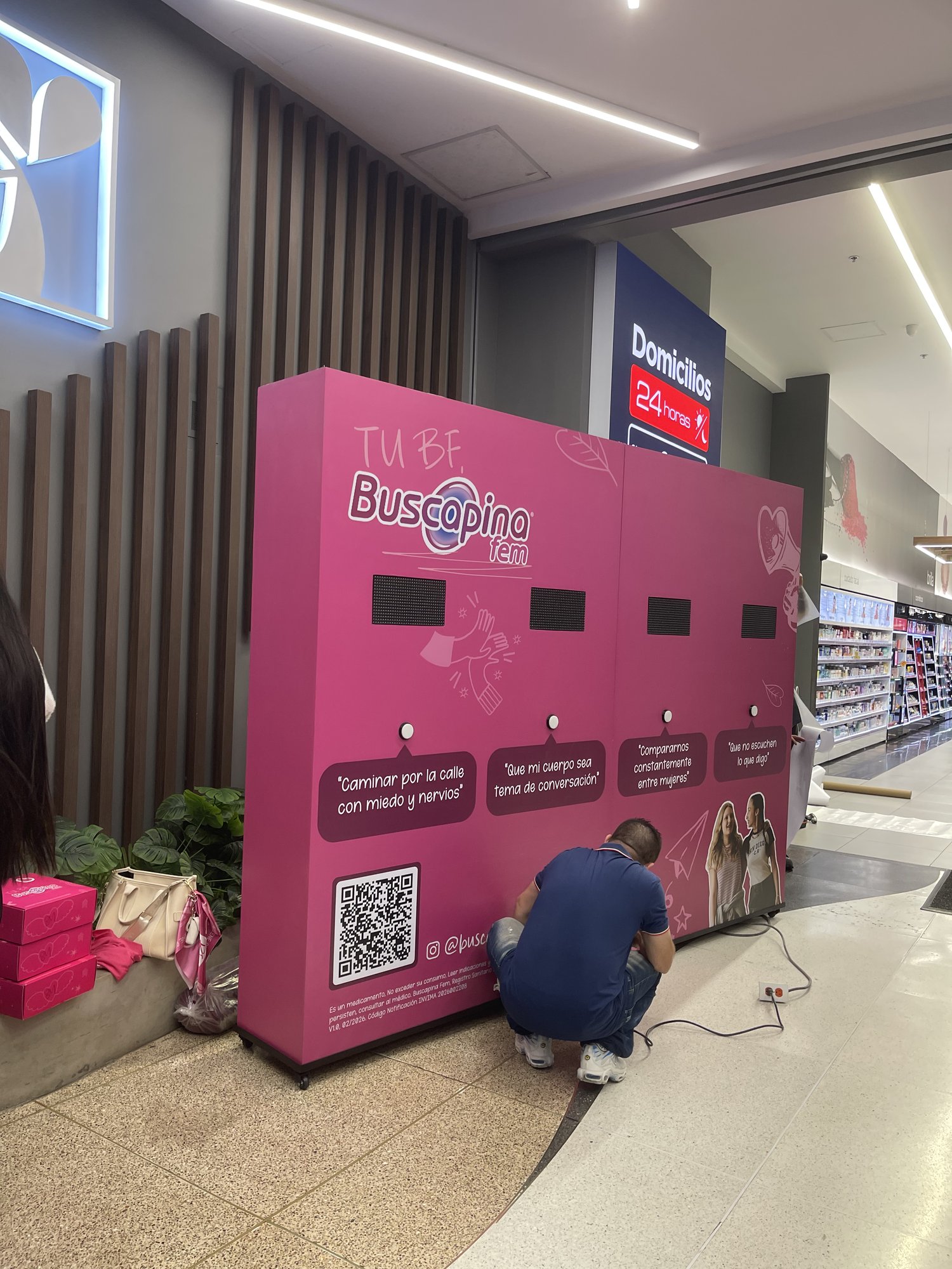 PR box Buscapina abierta